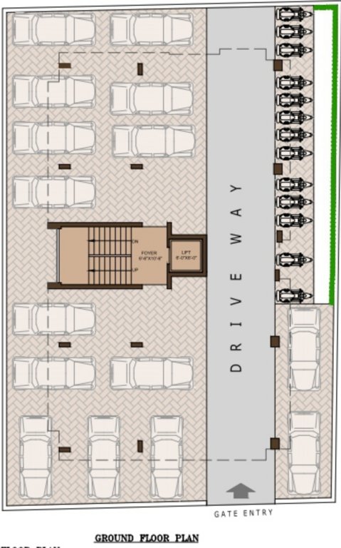  sach Block One Cluster Plan for ground Floor