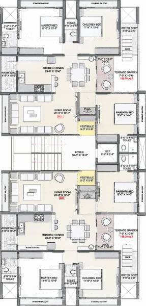 Vama Elegance Cluster Plan for 6th Floor vama-elegance Vama Elegance Cluster Plan for 6th Floor