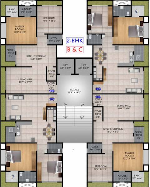  belina B,C Cluster Plan