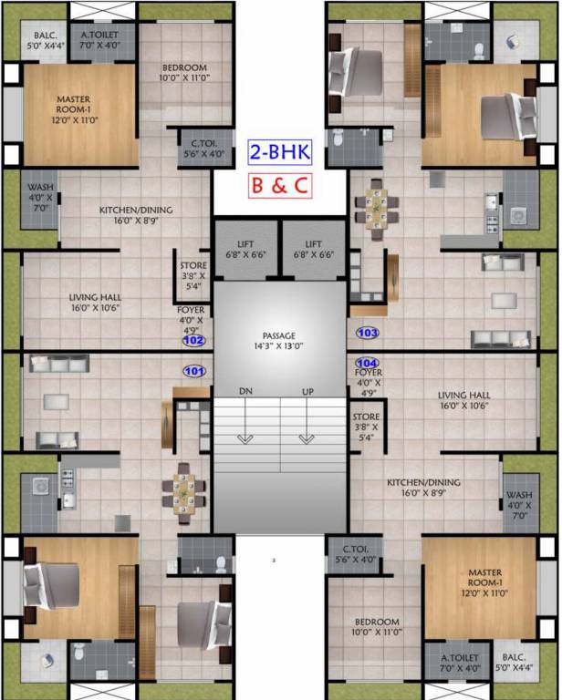 belina B,C Cluster Plan