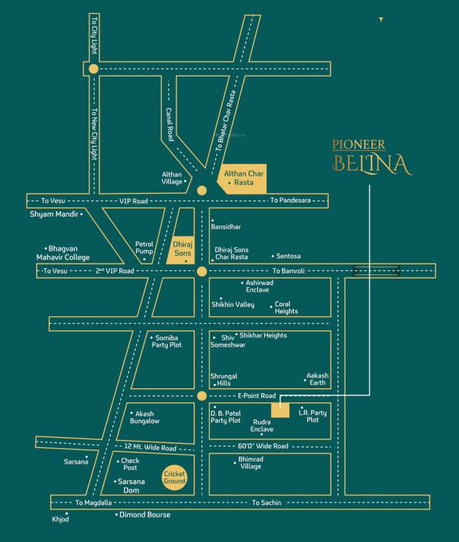 belina Location Plan