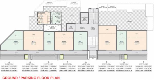  ganesh-bella-montana A Cluster Plan for ground Floor
