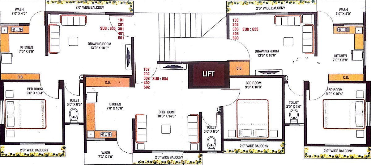  kishan 3 Kishan 3 Cluster Plan from 1st to 5th Floor