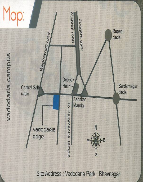  vadodaria edge Location Plan
