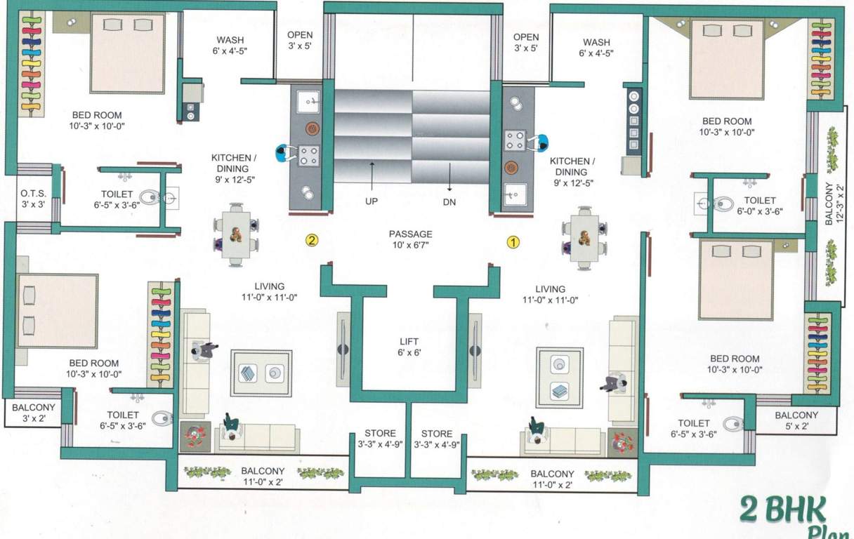  opera elegance Opera Elegance Cluster Plan from 1st to 5th Floor