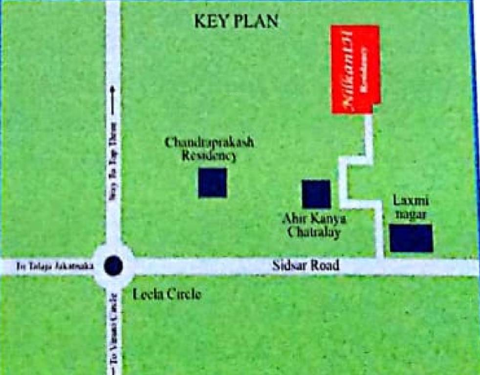  nilkanth residency Location Plan