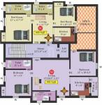  aadhana Aadhana Cluster Plan for 2nd Floor