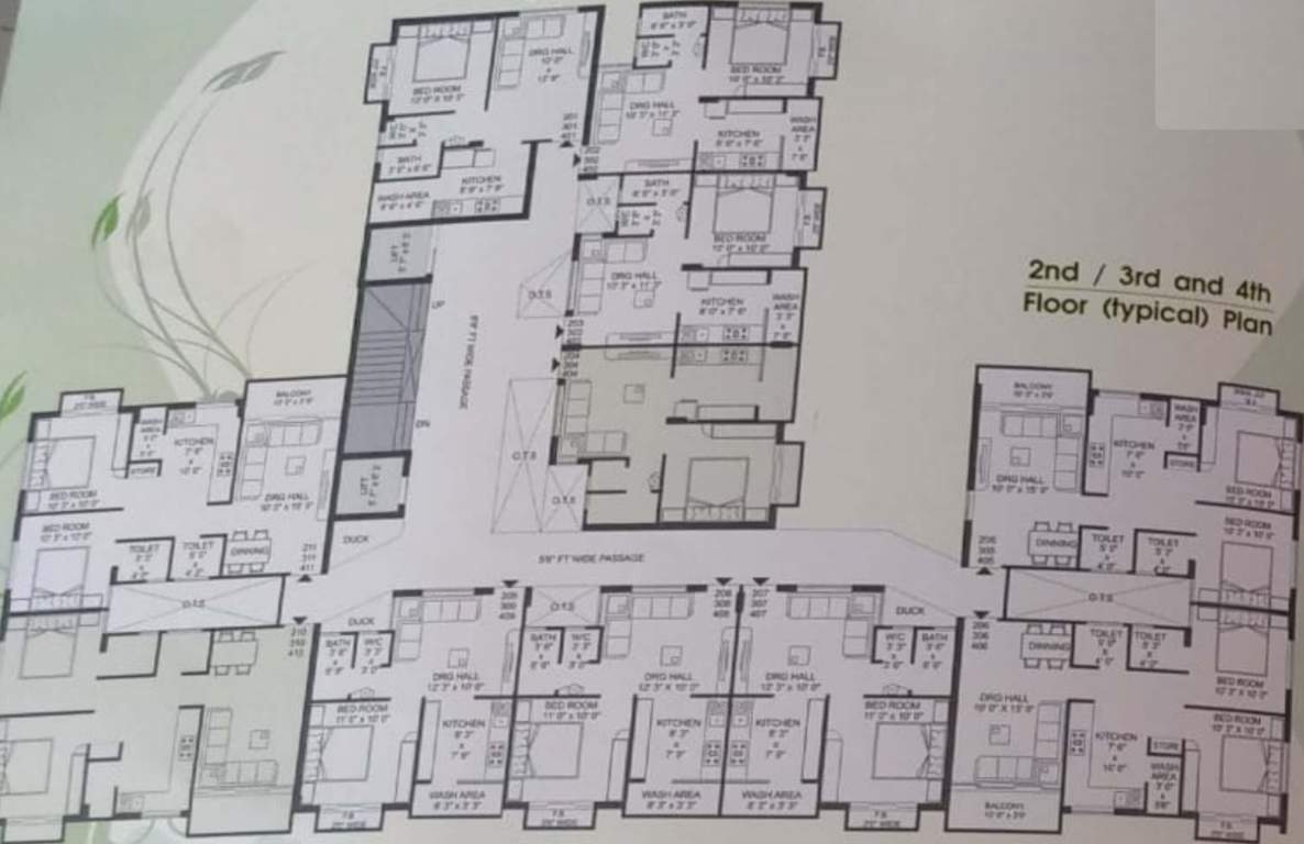  silver sky Silver Sky Cluster Plan from 2nd to 4th Floor