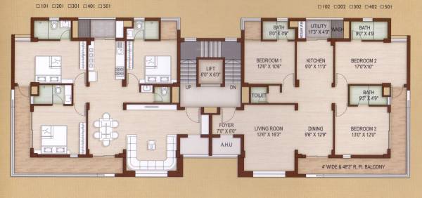 Dev Sach Cluster Plan from 1st to 5th Floor dev-sach Dev Sach Cluster Plan from 1st to 5th Floor