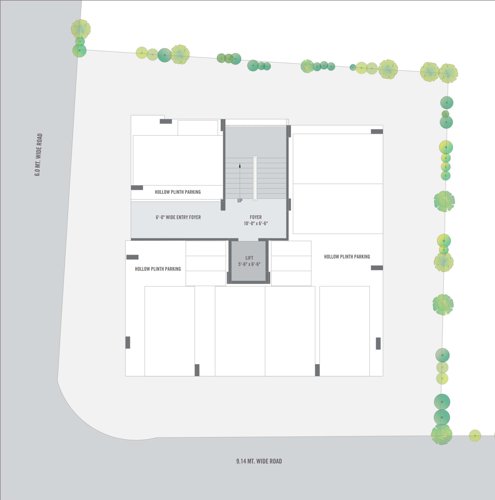 parijaat Parijaat Cluster Plan For Ground Floor