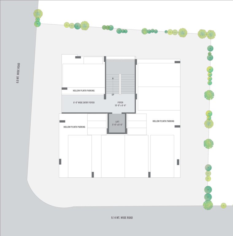  parijaat Parijaat Cluster Plan For Ground Floor