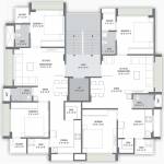 Parijaat Cluster Plan From 1st To 5th Floor  parijaat Parijaat Cluster Plan From 1st To 5th Floor