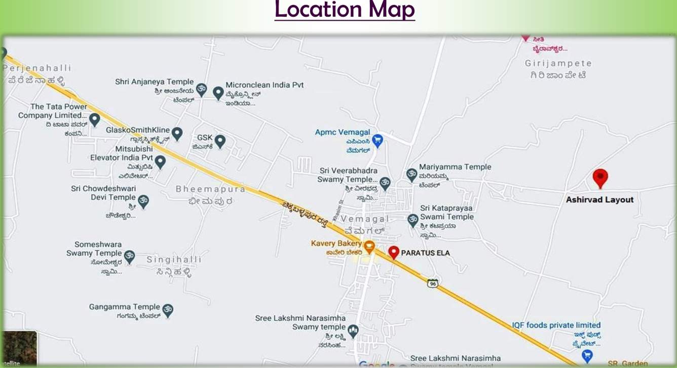  ashirvad layout Location Plan