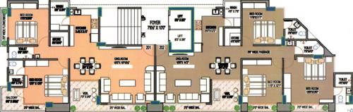 Shivansh Enclave Cluster Plan from 3rd, 4th, 5th and 7th Floor shivansh-enclave Shivansh Enclave Cluster Plan from 3rd, 4th, 5th and 7th Floor