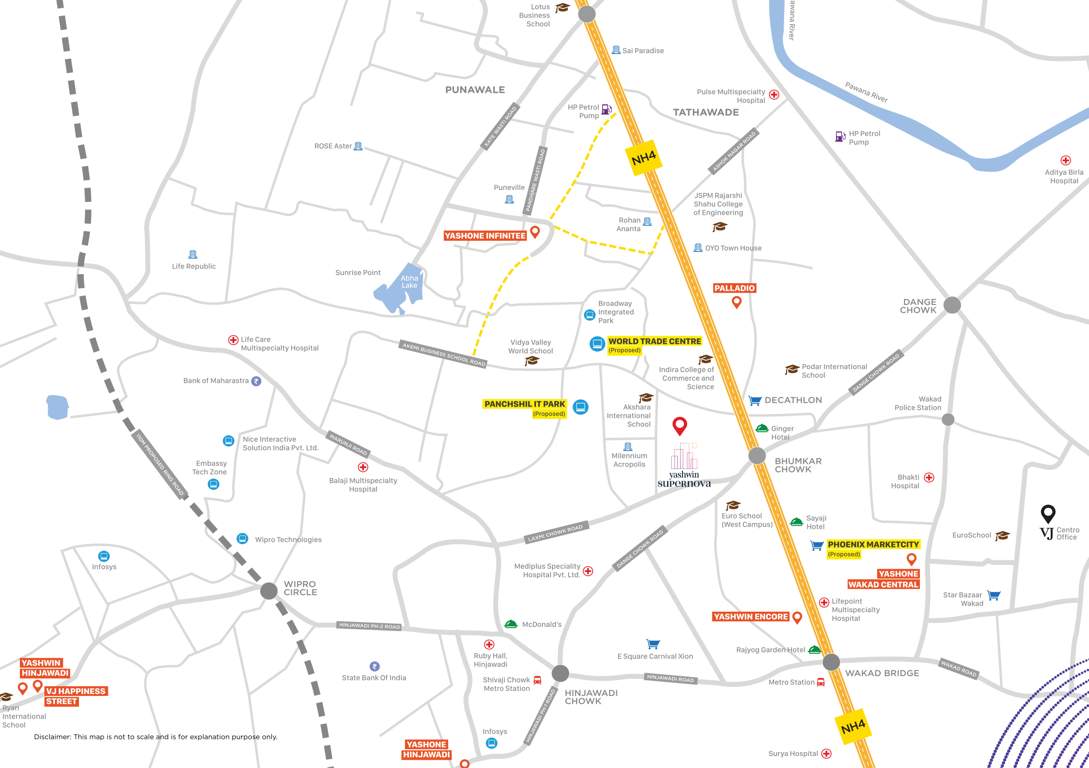  yashwin supernova Location Plan