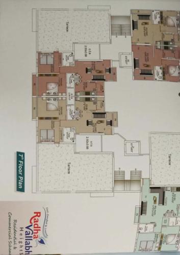  radha-vallabh-heights Radha Vallabh Heights Cluster Plan from 6th to 7th Floor