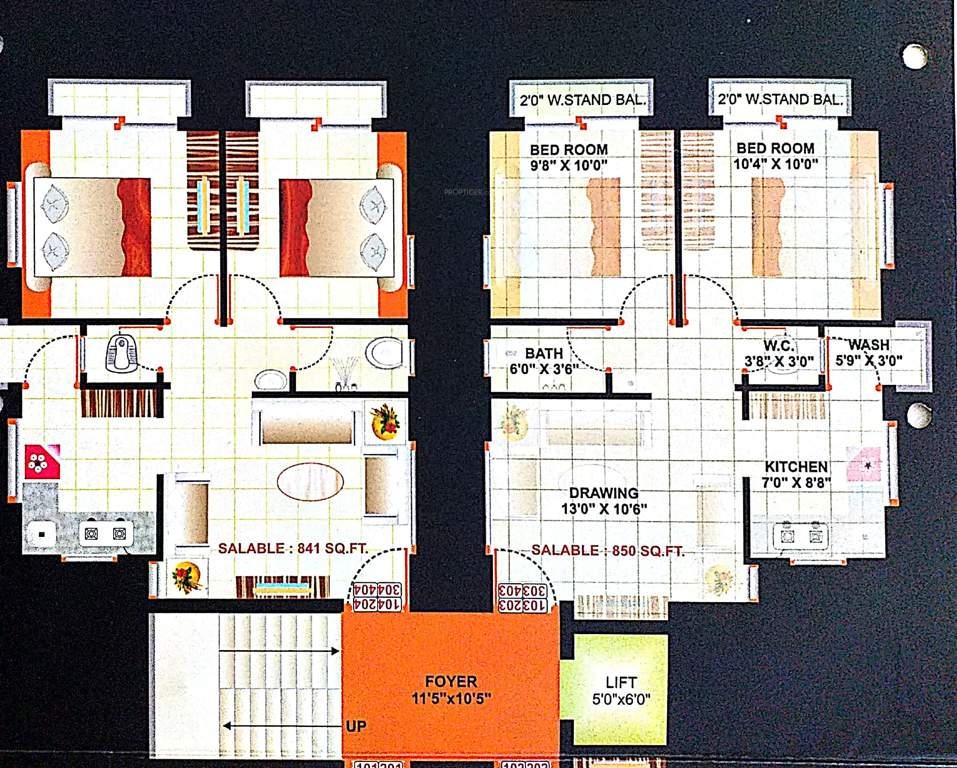  vraj hari Vraj Hari Cluster Plan from 1st to 5th Floor