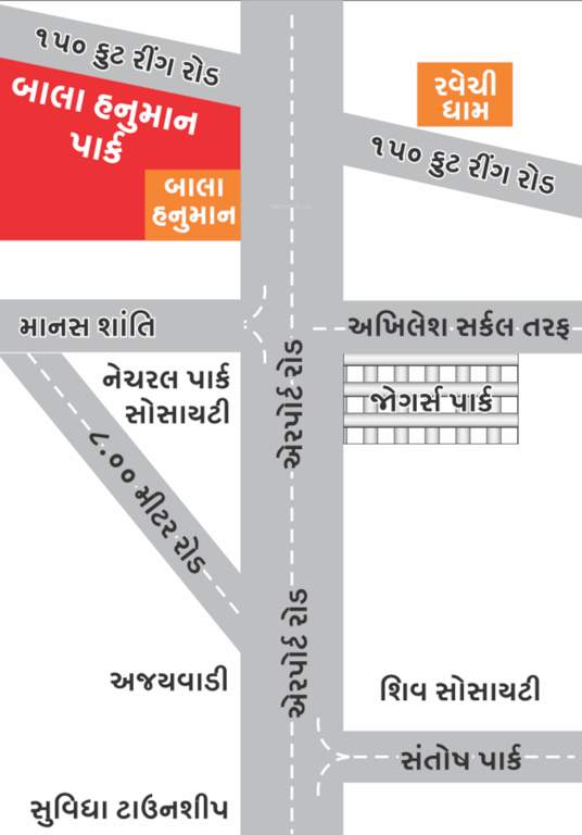  balahanuman park Location Plan