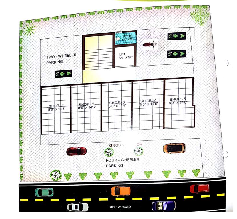  bag a rahemat Bag A Rahemat Cluster Plan for ground Floor