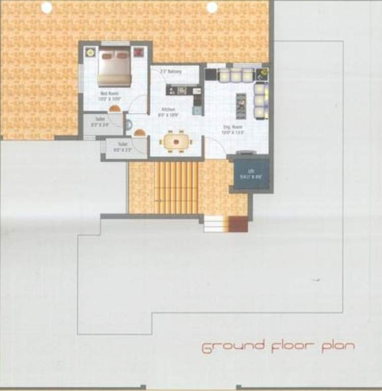  gangotri residency Gangotri Residency Cluster Plan for ground Floor