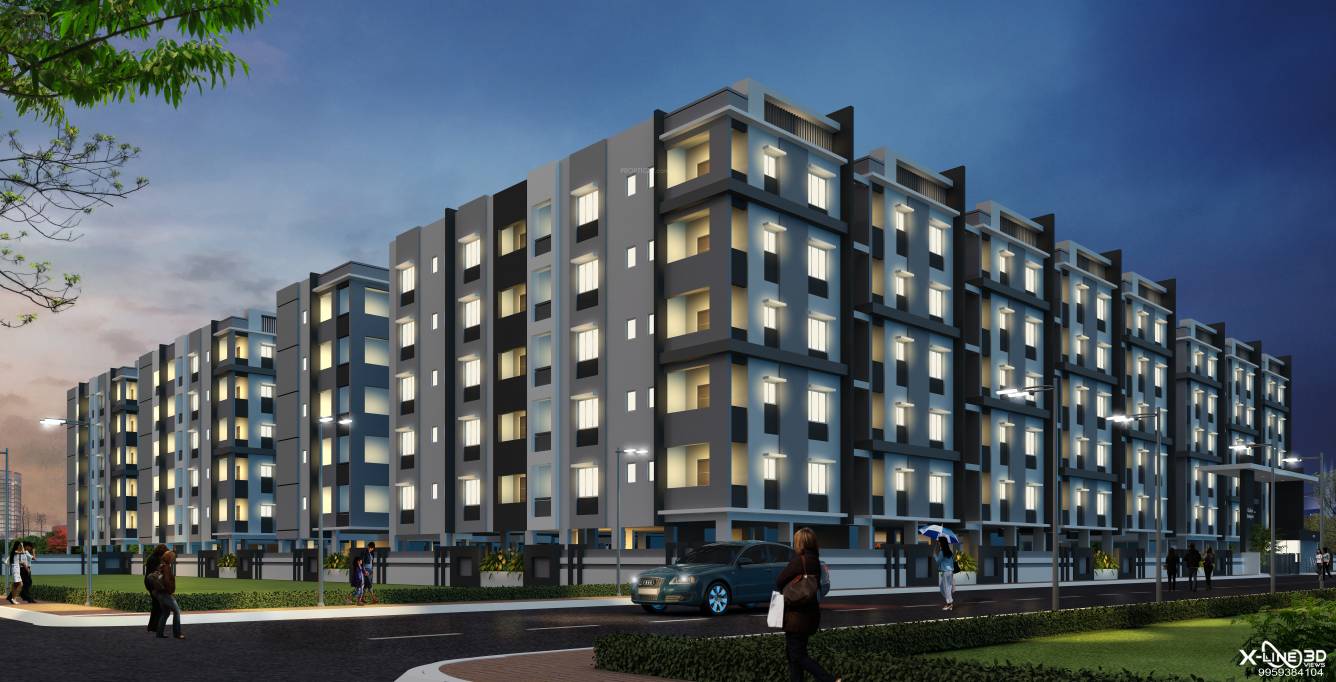  chakri meadows lotus orchid phase 1 Elevation