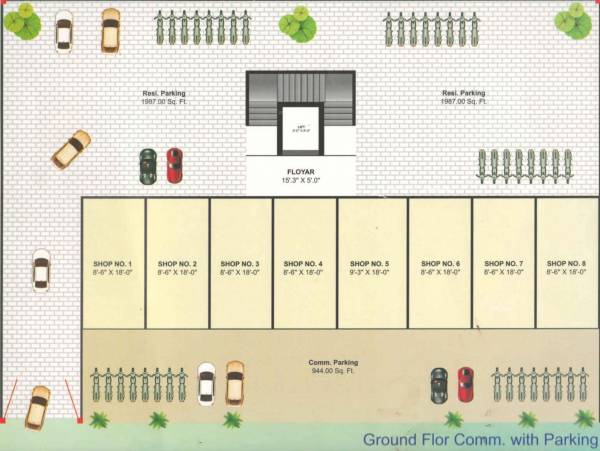 Aaditya Sky Cluster Plan for ground Floor aaditya-sky Aaditya Sky Cluster Plan for ground Floor