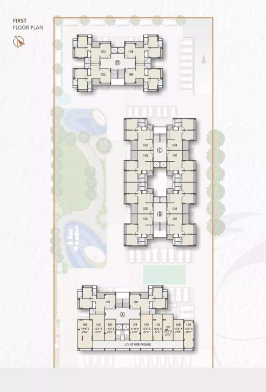  pramukh arista Block A Cluster Plan