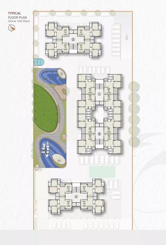 pramukh-arista Block A Cluster Plan