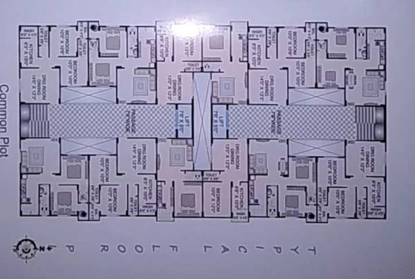 dev-appartment Cluster Plan from 1st to 5th Floor