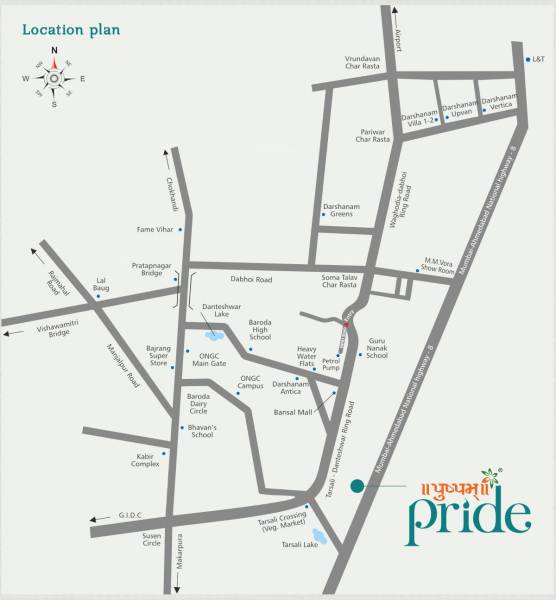  pushpam-pride Location Plan