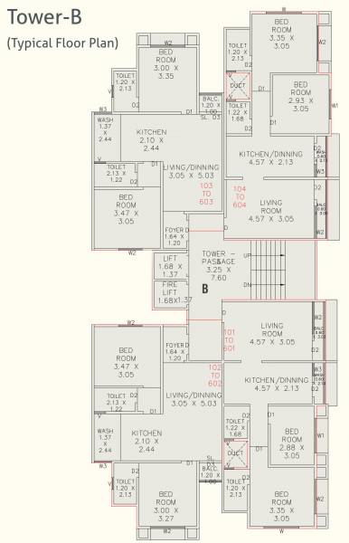  shikhar-residency B Cluster Plan