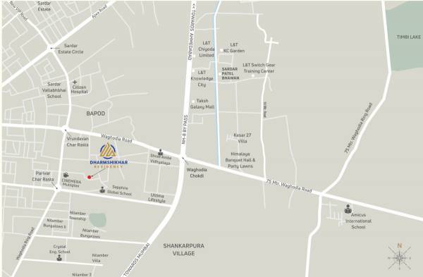  shikhar-residency Location Plan