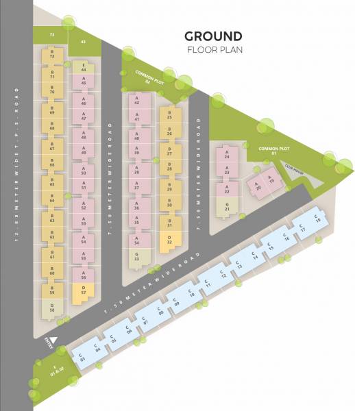  auro-vivaanta Layout Plan