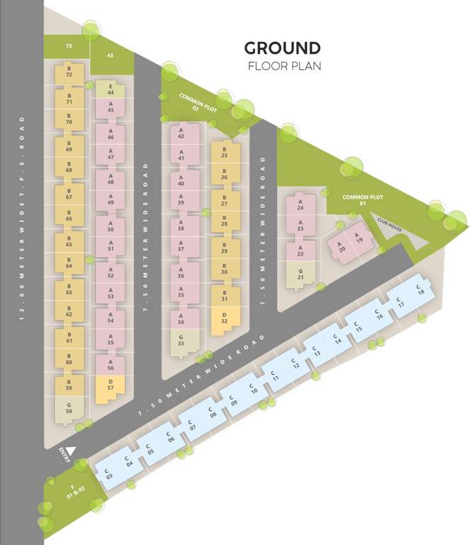  auro vivaanta Layout Plan