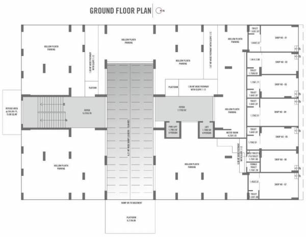  shubh-westside Shubh Westside Cluster Plan for ground Floor