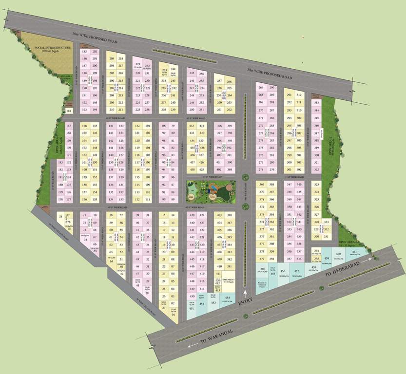  fortune keerthi Layout Plan