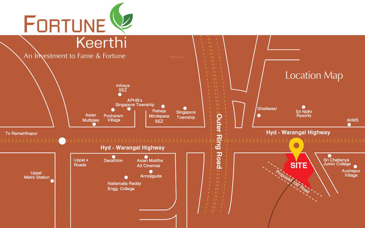  fortune keerthi Location Plan