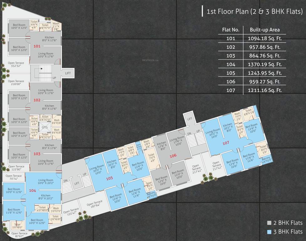  hyatt residency Hyatt Residency Cluster Plan for 1st Floor