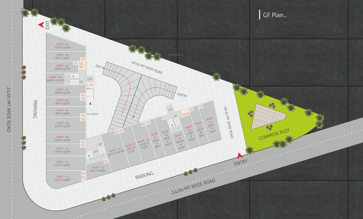 hyatt residency Hyatt Residency Cluster Plan for ground Floor