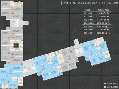  hyatt-residency Hyatt Residency Cluster Plan from 2nd to 6th Floor