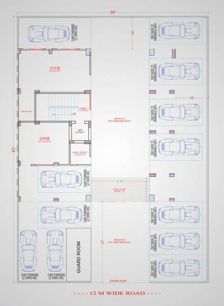  homes Homes Cluster Plan