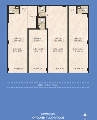 rajkamal-chsl Rajkamal Cluster Plan for ground Floor
