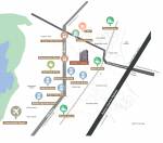 Location Plan  srishti-pride-phase-2-wing-b Location Plan