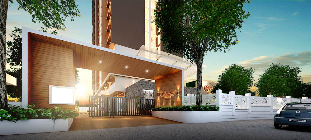  srishti pride phase 2 wing b Elevation