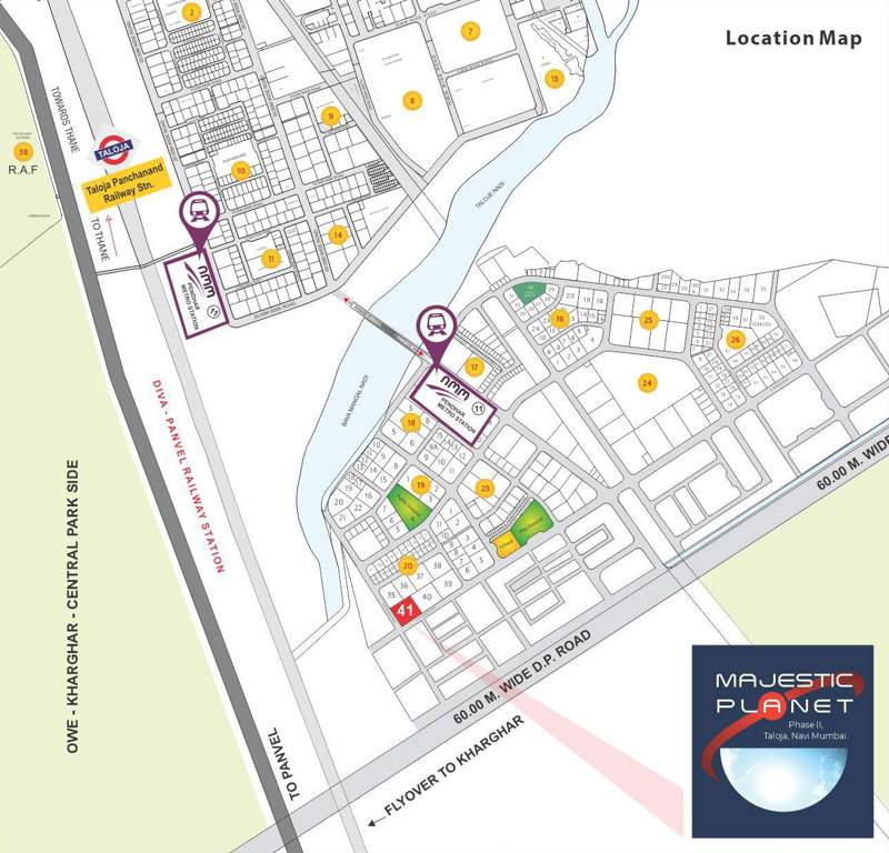  majestic planet Location Plan