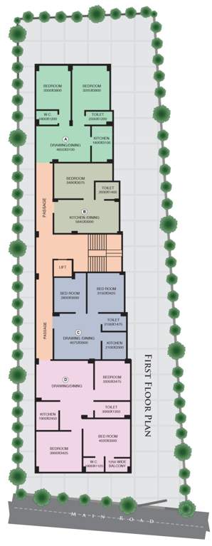  green nest Green Nest Cluster Plan for 1st Floor