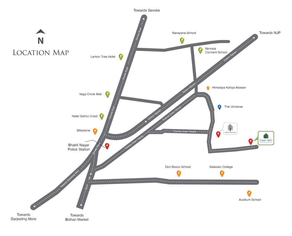  green nest Location Plan
