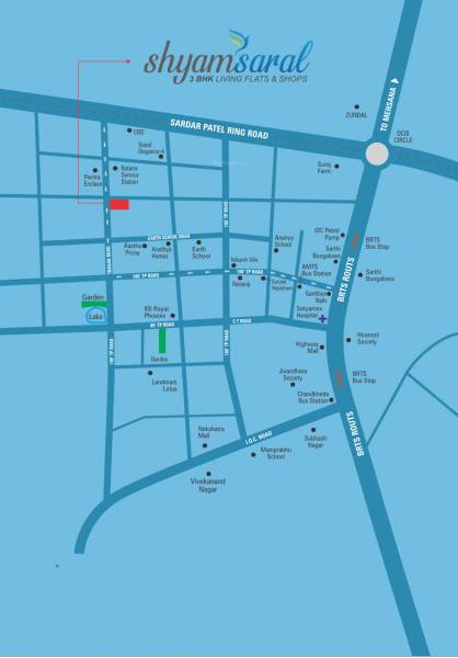  shyam-saral Location Plan