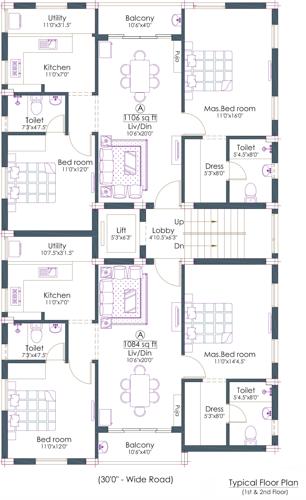  jais-residence Jais Residence Cluster Plan From 1st To 2nd Floor