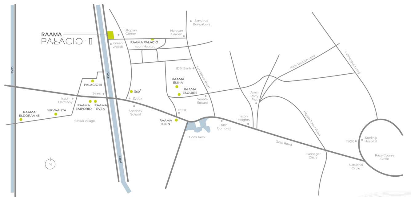  palacio  Location Plan